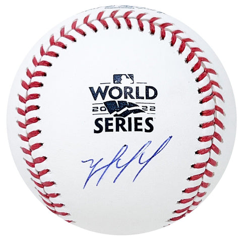 Yordan Alvarez Houston Astros Signed 2022 World Series Official MLB Baseball JSA