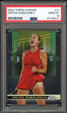 2024 Topps Chrome Tennis #21 Aryna Sabalenka RC 1st PSA 10 GEM MINT