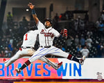 Ronald Acuna Jr. Atlanta Braves Signed Ozzie Albies 16x20 Photo BAS Beckett