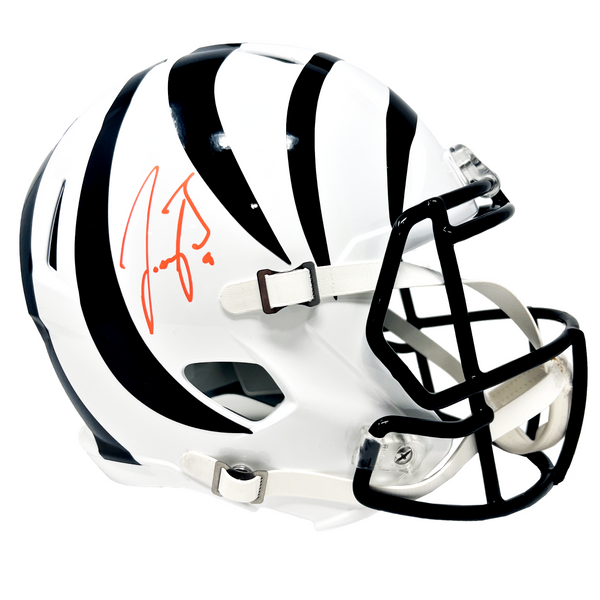 Joe Burrow Cincinnati Bengals Signed Riddell Eclipse Replica Helmet Fa –  Diamond Legends Online