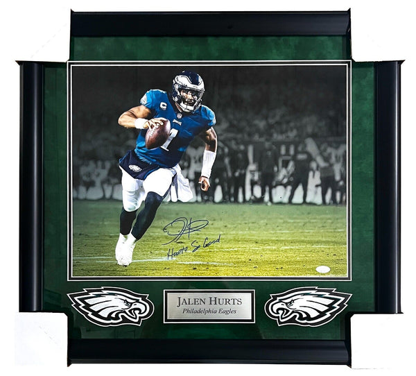 Jalen Hurts Signed Philadelphia Eagles Framed NFL Jersey (JSA - James  Spence)