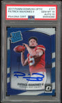 2017 Donruss Optic Rated Rookie Patrick Mahomes RC PSA 10/10 Auto GEM MINT