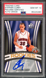 2009-10 SP Game Used #133 Stephen Curry RC On Card PSA/DNA Auto GEM MINT 10