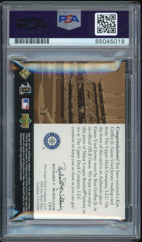 Ken Griffey Jr 2000 Upper Deck Autograph Jersey Card #C-KG PSA/DNA