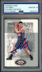 2002-03 Fleer Box Score #136 Yao Ming RC Rookie On Card PSA/DNA Auto GEM MINT 10