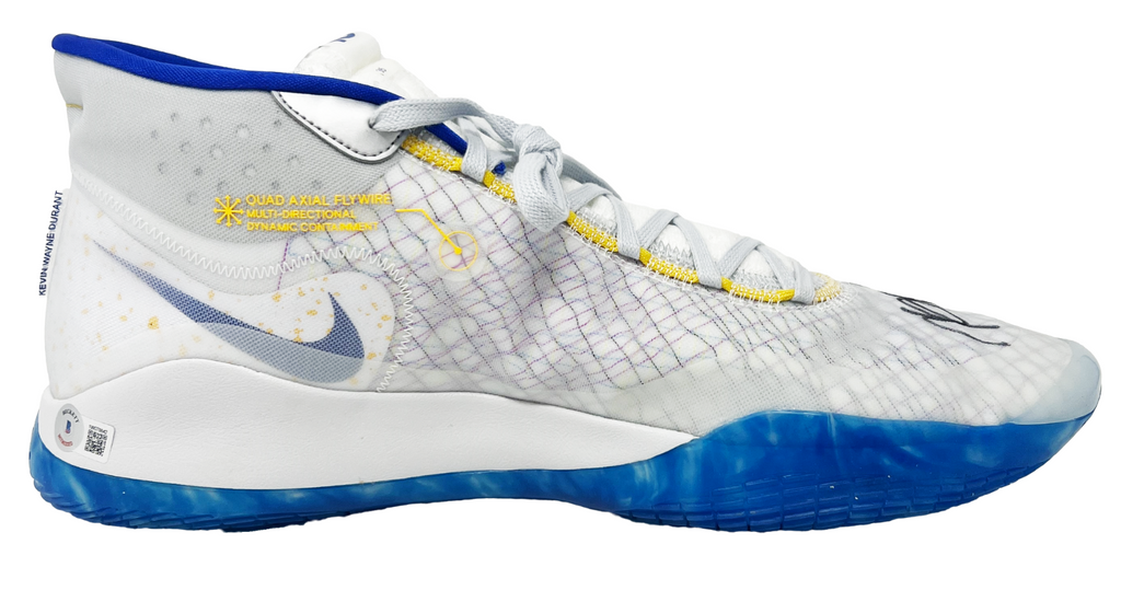 【Zoom KD12 EP】 'Warriors ' Kevin Durant Signed Nike Zoom KD 12 EP Warriors Home Sneaker