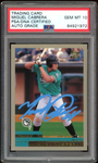2000 Topps Traded Miguel Cabrera RC Blue Ink On Card PSA/DNA Auto GEM MINT 10