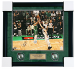 Derrick White Celtics Signed NBA Finals 3-Point 16x20 Matted & Framed Photo JSA