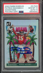 2020 Donruss Downtown Super Bowl Patrick Mahomes PSA 10/10 Auto GEM MINT Pop 1