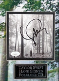 Taylor Swift Signed Folklore CD in 3D Custom Framed JSA