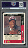 1996 Upper Deck #301 Allen Iverson RC Rookie 76ers PSA/DNA Auto GEM MINT 101