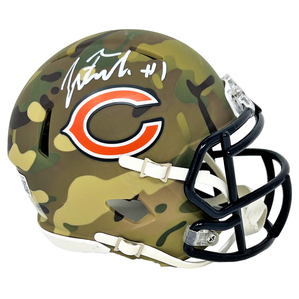 James Thornton signed Chicago Bears Speed mini helmet