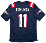 Julian Edelman New England Patriots Signed Authentic Navy Nike Game Jersey JSA