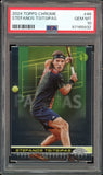 2024 Topps Chrome Tennis #46 Stefanos Tsitsipas RC 1st PSA 10 GEM MINT