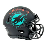 Dan Marino Miami Dolphins Signed Riddell Eclipse Mini Helmet BAS Beckett