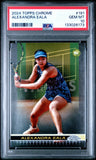 2024 Topps Chrome Tennis #191 Alexandra Eala RC Rookie PSA 10 GEM MINT0