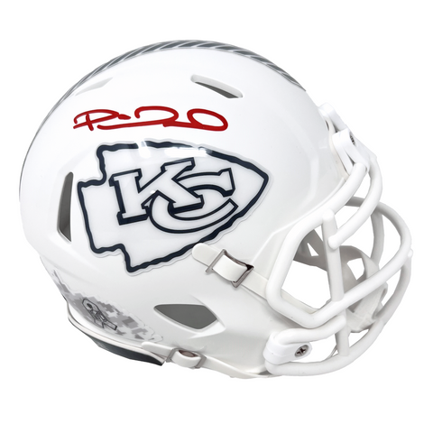 Patrick Mahomes Kansas City Chiefs Signed 2024 Salute to Service Mini Helmet BAS