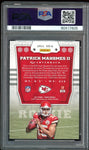 2017 Panini #104 Patrick Mahomes RC Rookie On Card PSA 10/10 Auto GEM MINT