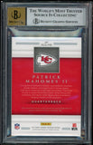 2017 National Treasures Prime Patch RPA #/25 Patrick Mahomes BGS 8.5/10 RC Auto