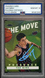 2002-03 Topps Chrome The Move #TW17 Yao Ming RC On Card PSA/DNA Auto GEM MINT 10