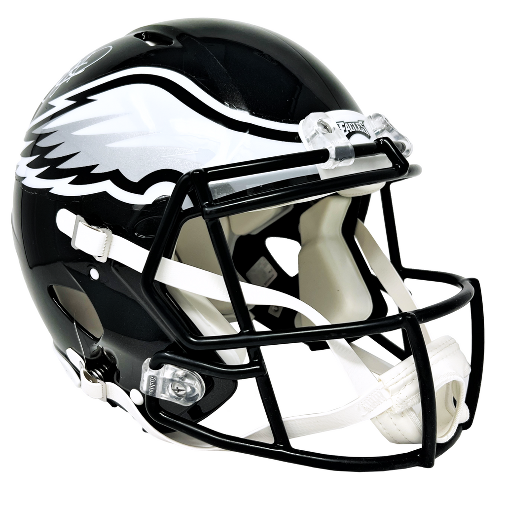 philadelphia eagles black helmets