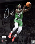 Jrue Holiday Boston Celtics Signed Layup Spotlight 16x20 Photo JSA