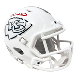 Patrick Mahomes Kansas City Chiefs Signed 2024 Salute to Service Mini Helmet BAS