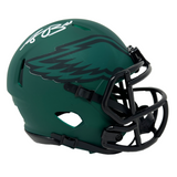 A. J. Brown Philadelphia Eagles Signed Riddell Rave Mini Helmet BAS Beckett1