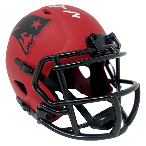Drake Maye New England Patriots Signed Riddell Rave Mini Helmet Fanati – Diamond Legends Online