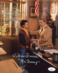 Ben Savage & William Daniels Dual Signed Cory/Mr. Feeny Boy Meets World 8x10 JSA