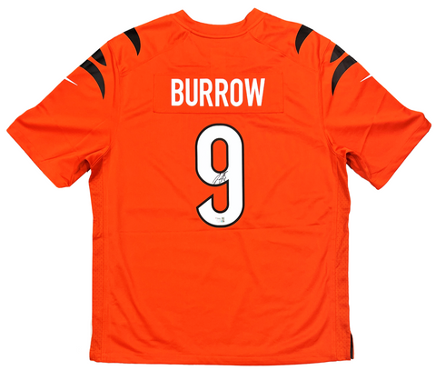 Joe Burrow Cincinnati Bengals Signed Orange Nike Game Jersey Fanatics