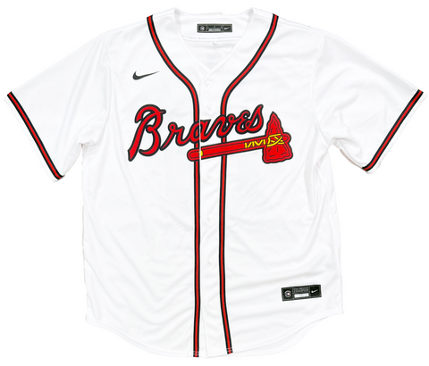 Men's Nike Ronald Acuna Jr. White Atlanta Braves Home Authentic Player  Jersey