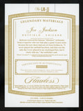 2019 Panini Flawless Legendary Materials Game Bat Relic Joe Jackson Emerald /51