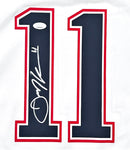 Julian Edelman New England Patriots Signed Authentic White Nike Game Jersey JSA