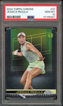 2024 Topps Chrome Tennis #37 Jessica Pegula RC 1st PSA 10 GEM MINT