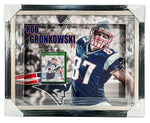Rob Gronkowski Patriots Signed XBOX ONE Madden 17 Game 3D Custom Framed JSA