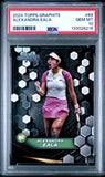 2024 Topps Graphite Tennis #69 Alexandra Eala RC Rookie PSA 10 GEM MINT0