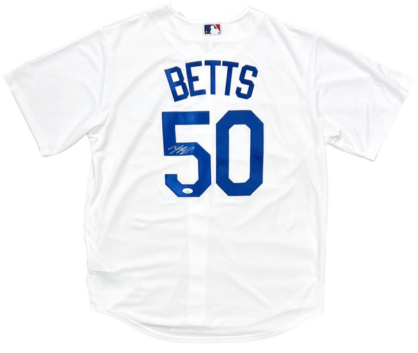 Mookie Betts Los Angeles Dodgers Signed Authentic White Nike Jersey JS –  Diamond Legends Online