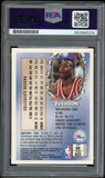 1996 Topps Finest #69 Allen Iverson RC On Card PSA/DNA Auto GEM MINT 10