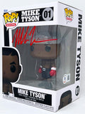 Mike Tyson Signed Funko Pop! Figure #01 Red Ink BAS Beckett