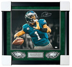 Jalen Hurts Philadelphia Eagles Signed Spotlight 16x20 Matted & Framed Photo JSA