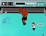 Mike Tyson Boxer Signed NES Punch-Out 16x20 Photo BAS Beckett