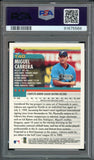 2000 Topps Traded T40 Miguel Cabrera RC Marlins On Card PSA 10/10 Auto GEM MINT