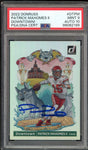 2022 Panini Donruss Downtown #DT-PM Patrick Mahomes On Card PSA 9/10 Auto MINT