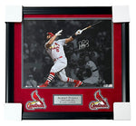 Albert Pujols Cardinals Signed 700th Home Run 16x20 Matted & Framed Photo BAS