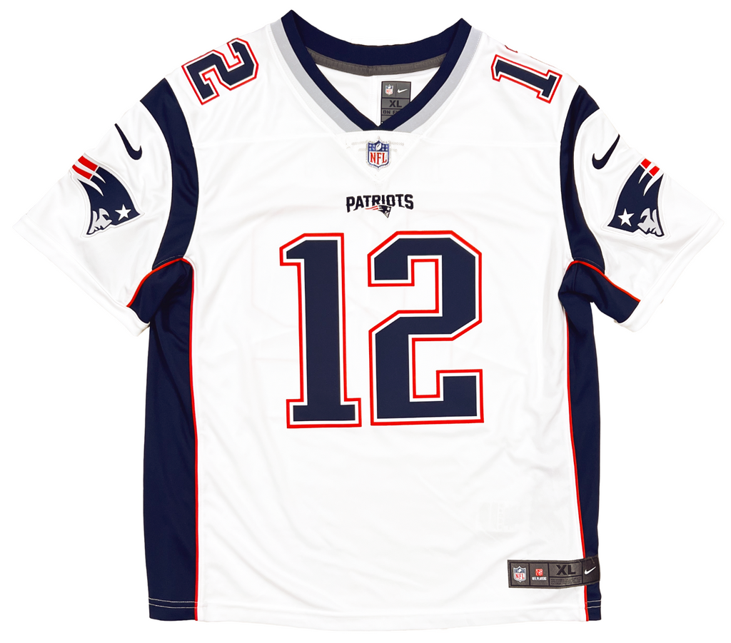 Tom Brady New England Patriots Signed Nike White Limited Jersey Fanati Diamond Legends Online