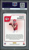 2017 Panini Certified Cuts #3 Patrick Mahomes RC Rookie On Card PSA 9/10 Auto