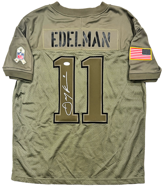 Men's Nike Julian Edelman Black New England Patriots 2020 Salute To Service  Limited Jersey