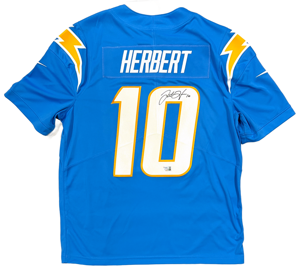 Justin Herbert Los Angeles Chargers Signed Nike Limited Jersey