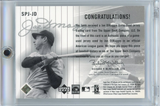 2000 SP Authentic Game Jersey #SP-JD Joe DiMaggio New York Yankees1